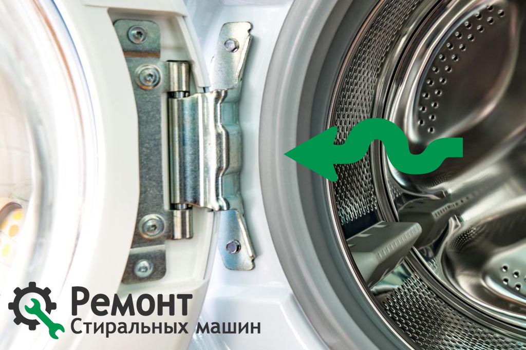 Замена дверцы (люка) стиральной машины